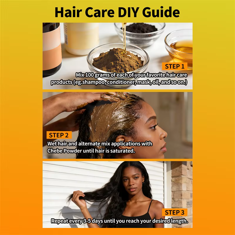Chebe – poudre naturelle pour soins capillaires