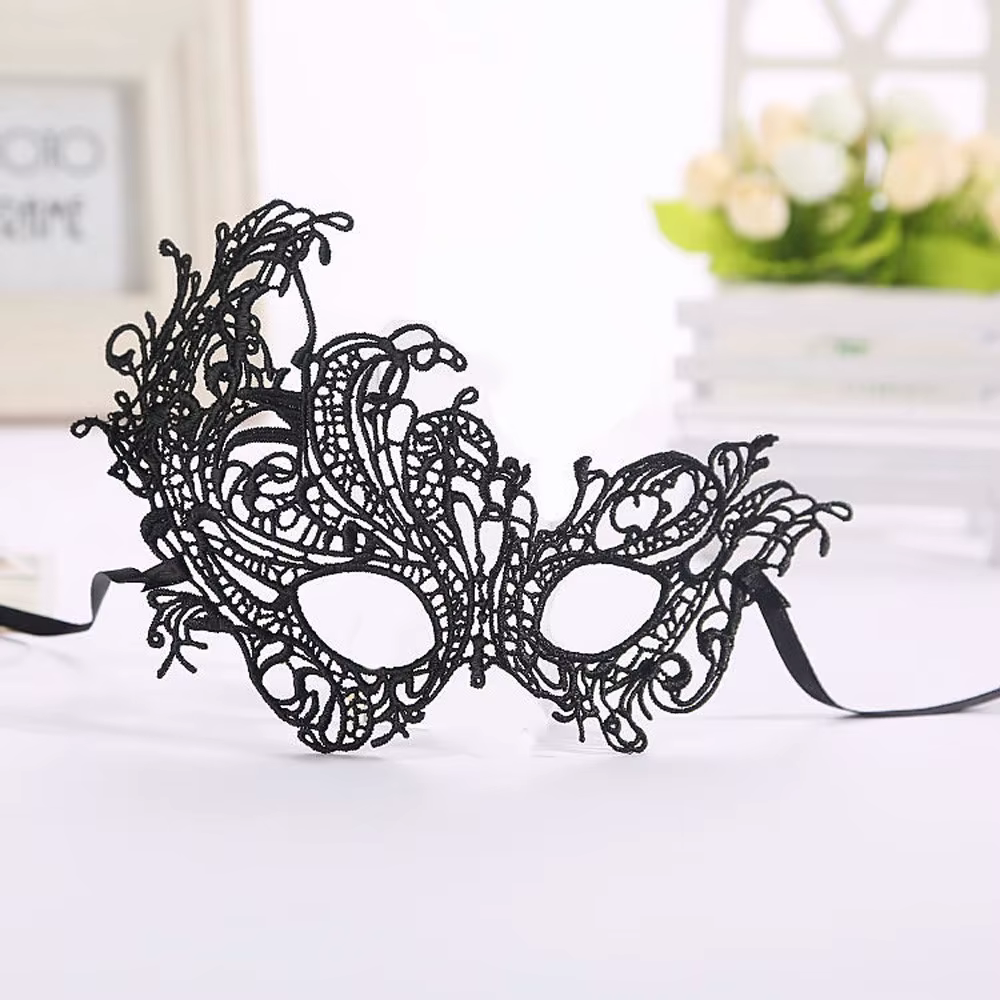 Masque en dentelle reine blanche, avec des Appliques brodées, masque de carnaval, accessoires pour femmes, masque de mariage, masque de mascarade d'halloween