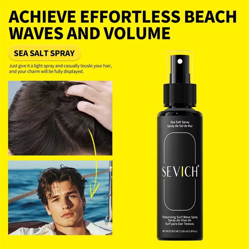 Spray de sel de mer naturel pour hommes