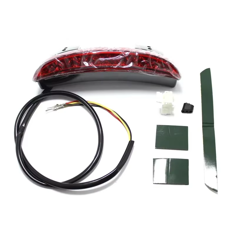 Feu de plaque d'immatriculation de frein de garde-boue arrière LED pour moto, feu d'arrêt arrière pour Harley Sportster Iron XL 883 1200 Dyna Softail