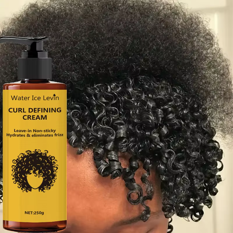 Crème Fixatrice Boucles Naturelles : Hydratation 24h + Effet Brillant | Sans Résidu Gras