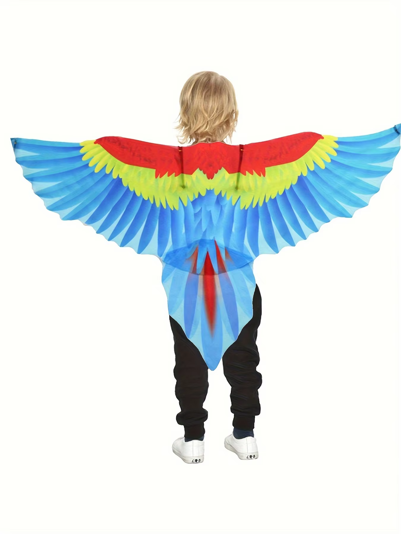 Cape et masque de Costume d'oiseau, ailes de perroquet, Cape châle pour fête, Festival, mascarade, fête, garçons et filles