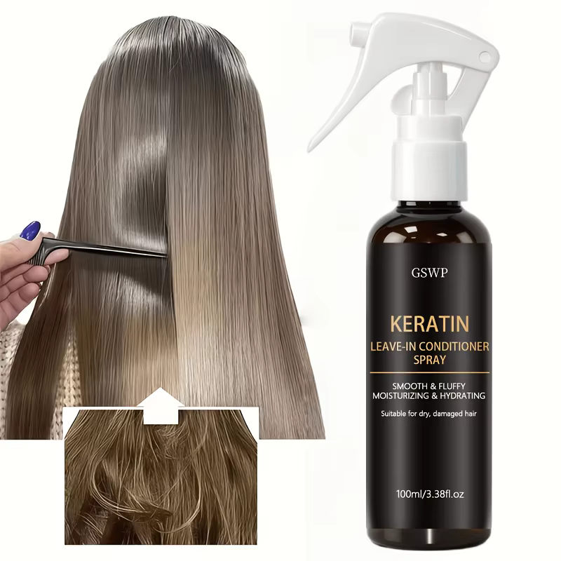 Spray capillaire à la kératine GSWP : Réduit les frisottis
