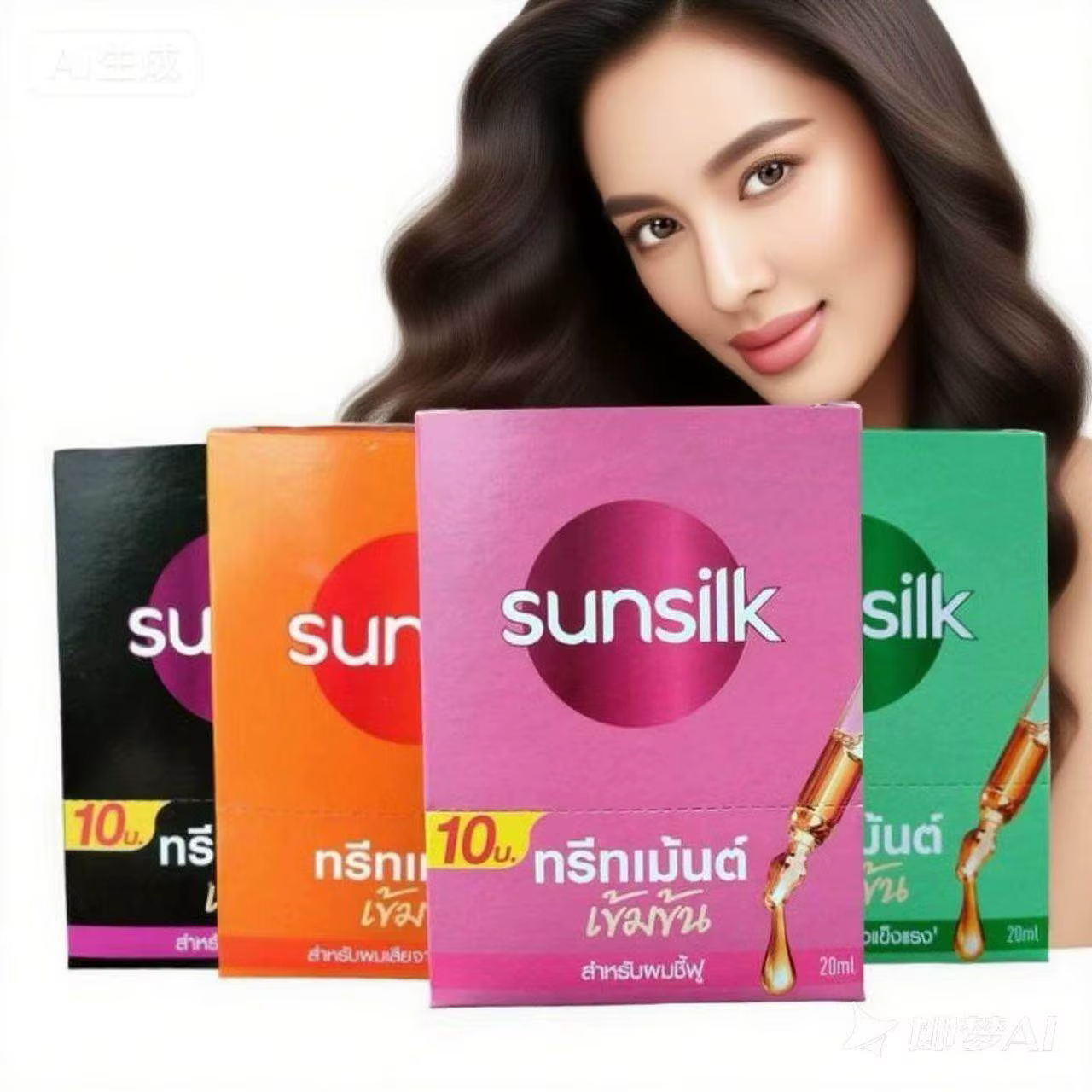 Masque capillaire thaïlandais Sunsilk 20ml x 10pcs