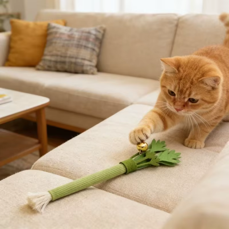Jouets à mâcher pour chat, herbe-aux-chats, nettoyage des dents de chat, interactif, auto-jeu, bâton molaire, morsure, jouet grinçant pour chat