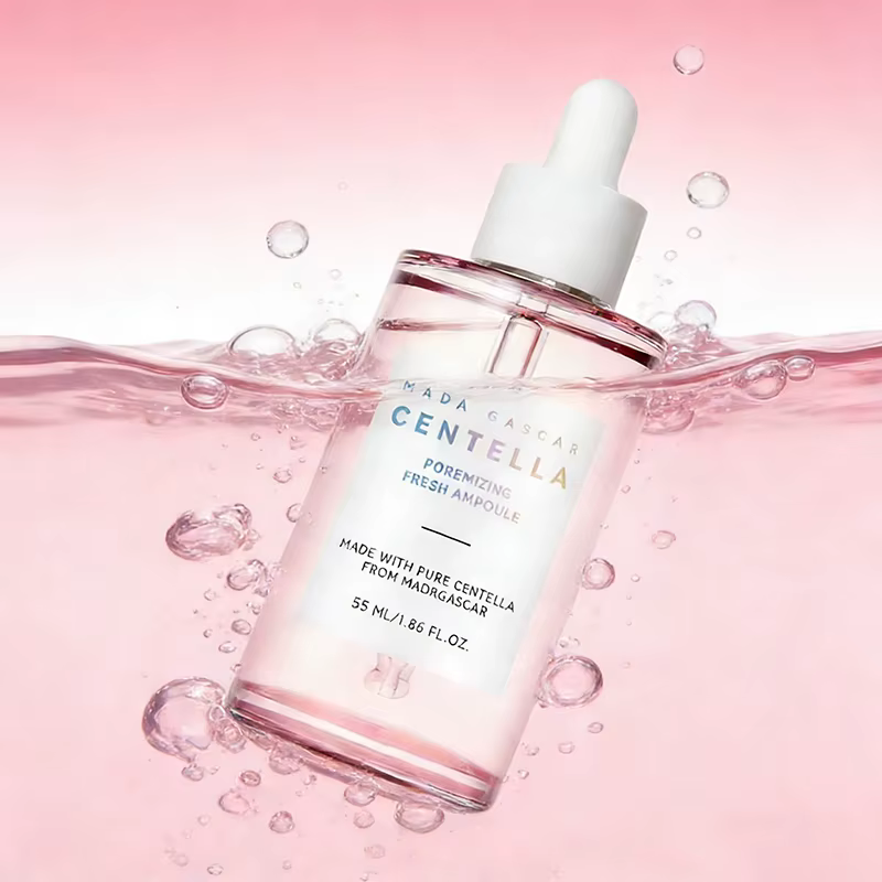 Sérum hydratant pour le visage à la Centella Asiatica 55ml, éclaircit, raffermit la peau, répare la peau sensible, améliore l'élasticité de la peau, soin quotidien