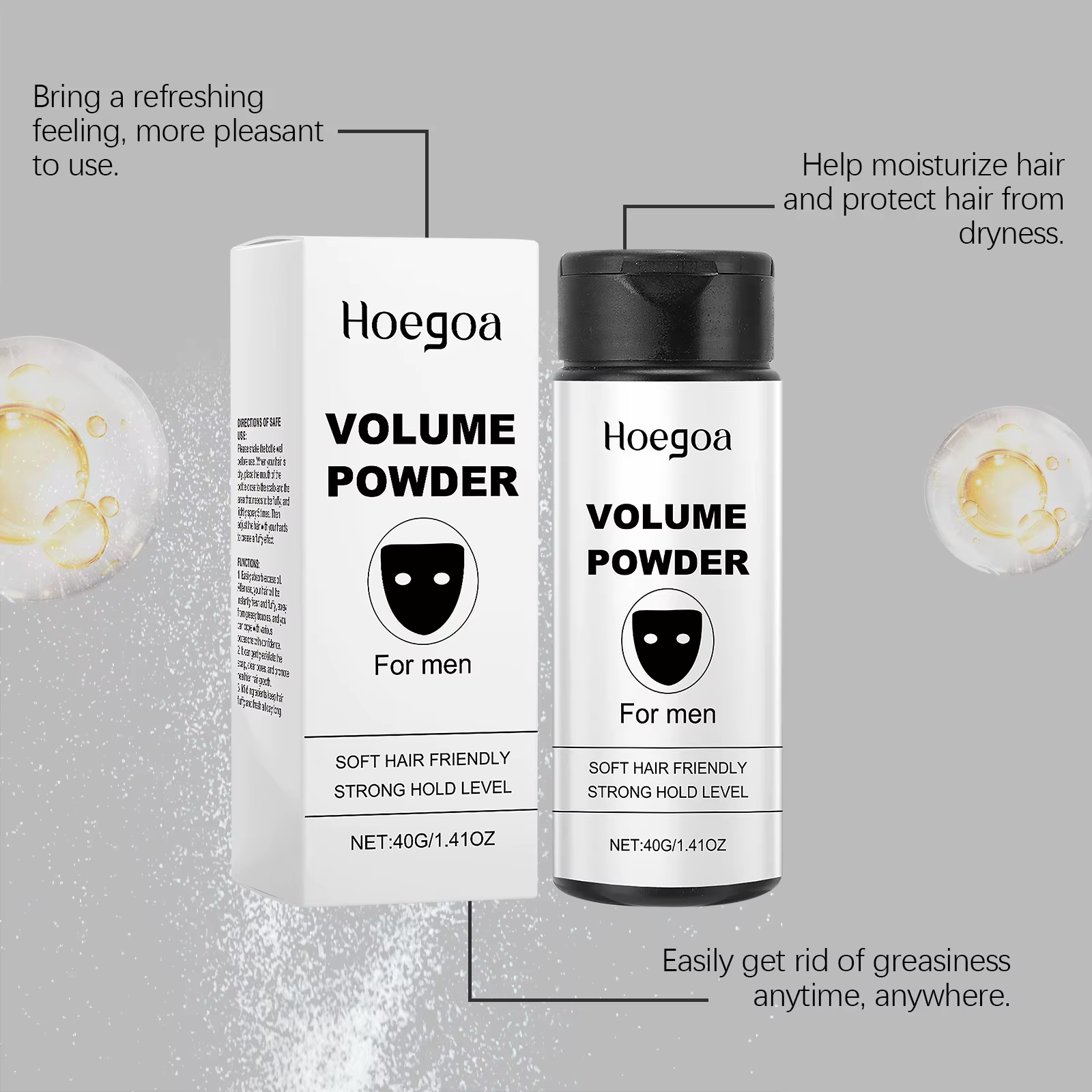 Poudre de Texture coiffante longue durée