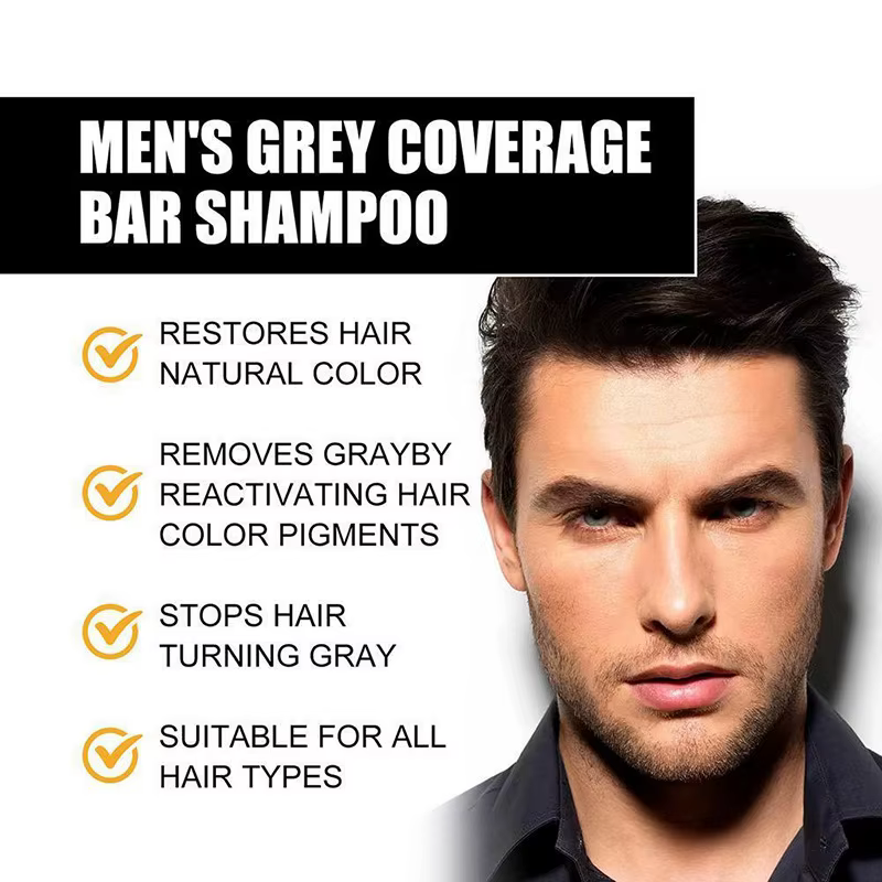 Regina-Shampoing pour cheveux noirs pour hommes