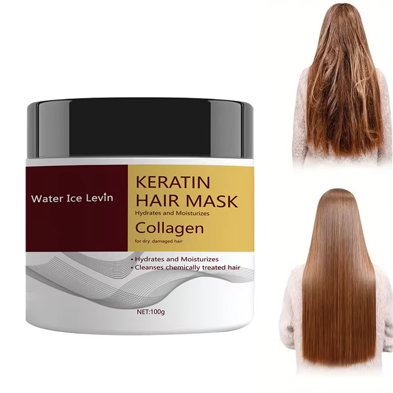 Masque capillaire à la kératine. Collagène