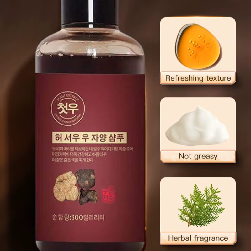 Polygonum-Shampooing pour cheveux multithorum