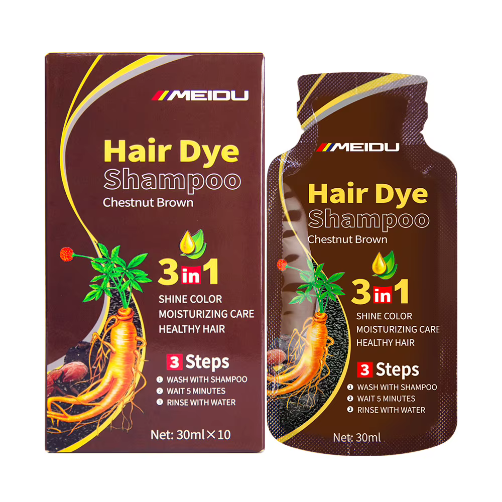 Shampoing 3 en 1 pour teinture capillaire