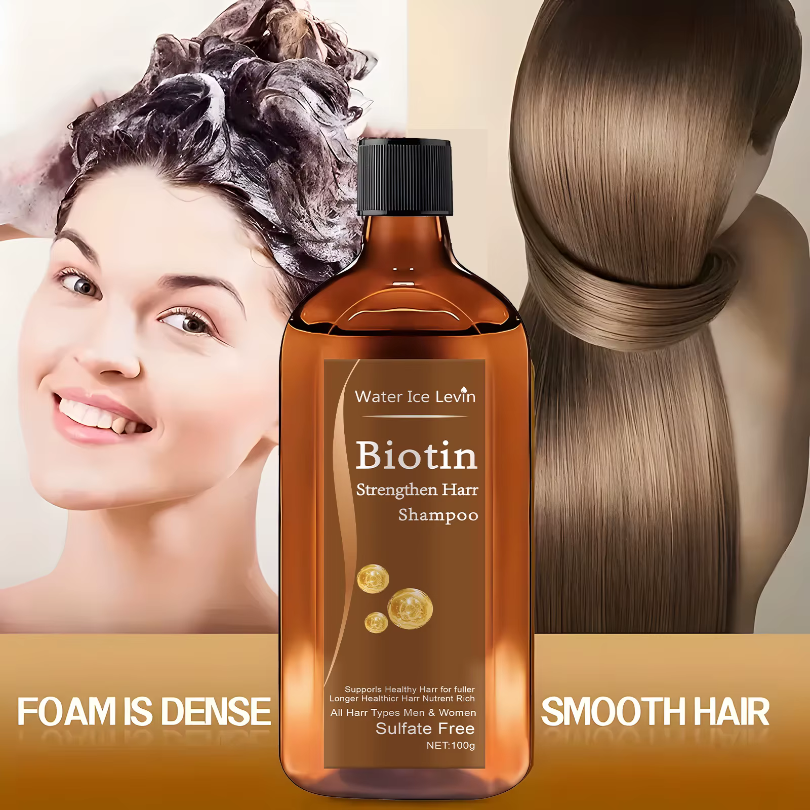 Shampoing anti-chute de cheveux pour hommes et femmes