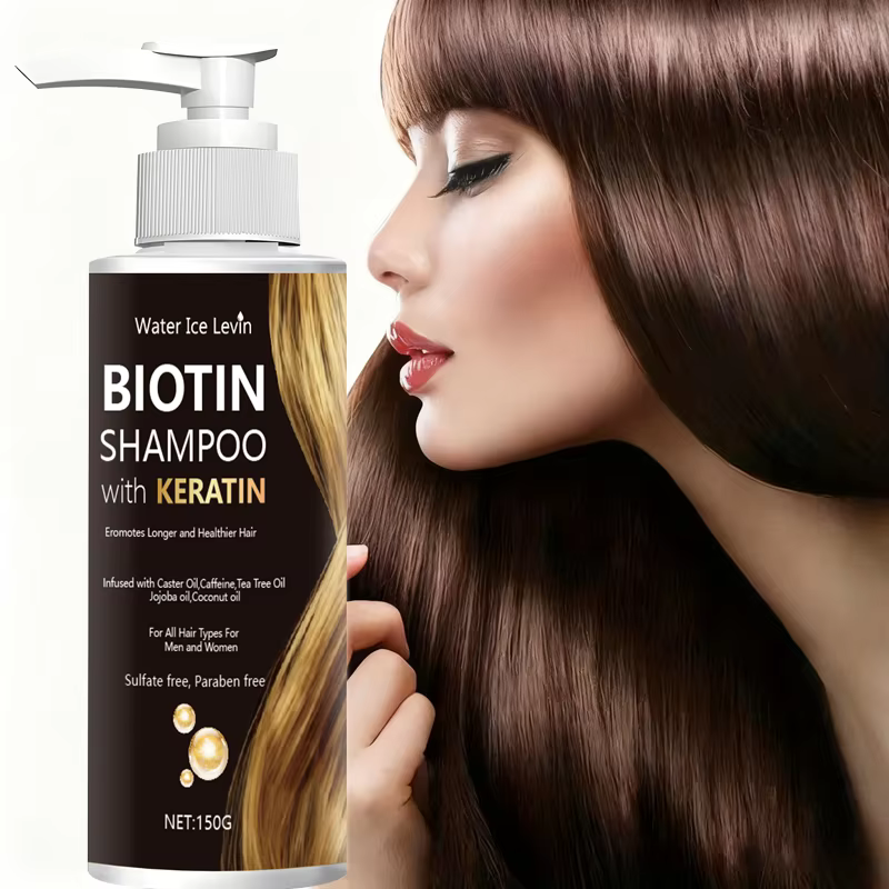 Shampoing à la biotine et à la kératine Water Ice Levin