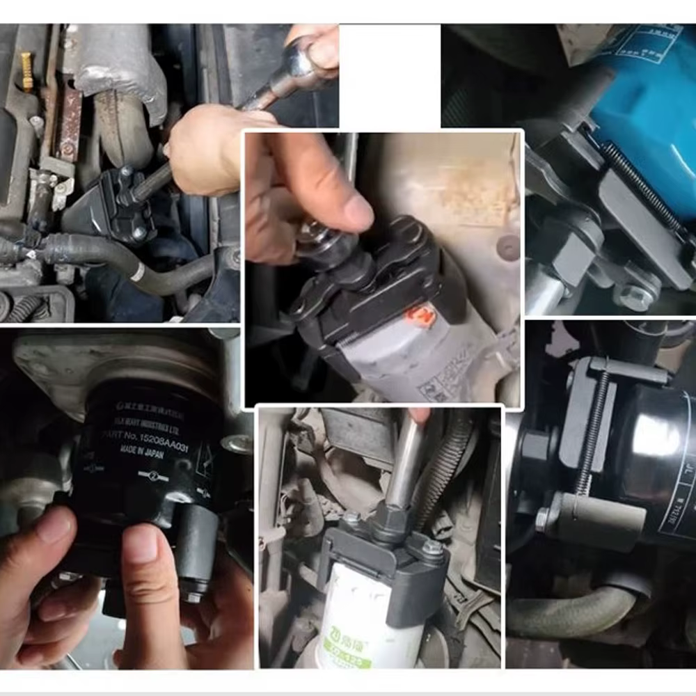 Extracteur de filtre à huile, outil de retrait en acier moulé, clé de filtre à carburant réglable pour Volvo Isuzu mercedes-benz Hino Auman camion pick-up voiture