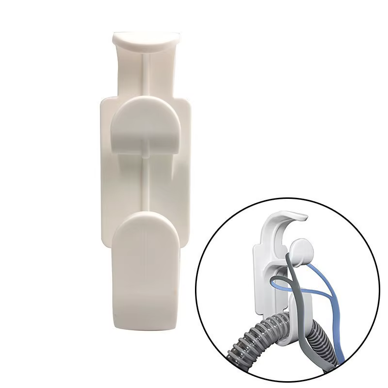 Support de tuyau CPAP avec fonction anti-déconnexion, crochet de masque CPAP et support de tube, organisateur de tuyau CPAP pour éviter le bourrage du tuyau et améliorer le sommeil