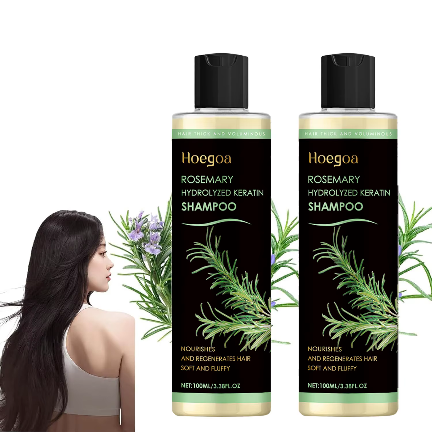 Shampoing au romarin apaisant pour le cuir chevelu