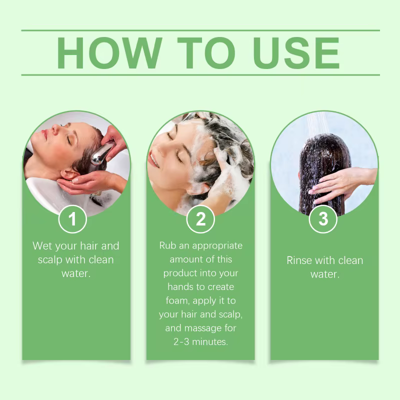Shampoing au romarin pour l'épaisseur des cheveux