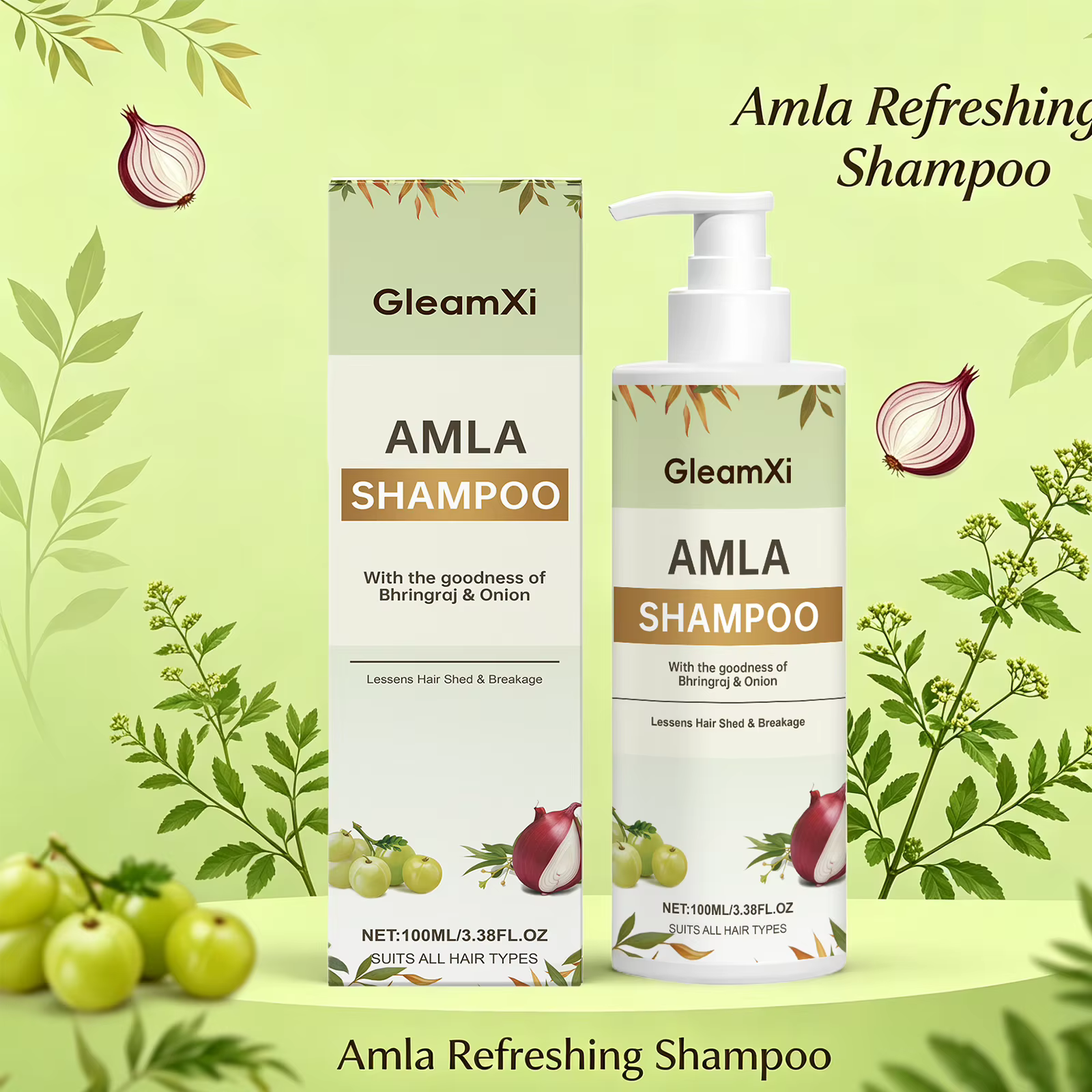 Shampoo Amla fortifiant et nourrissant pour cheveux
