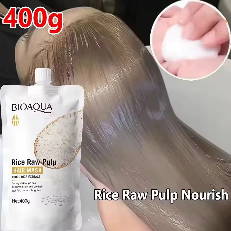 Le soin capillaire à base de riz pénètre au cœur des cheveux