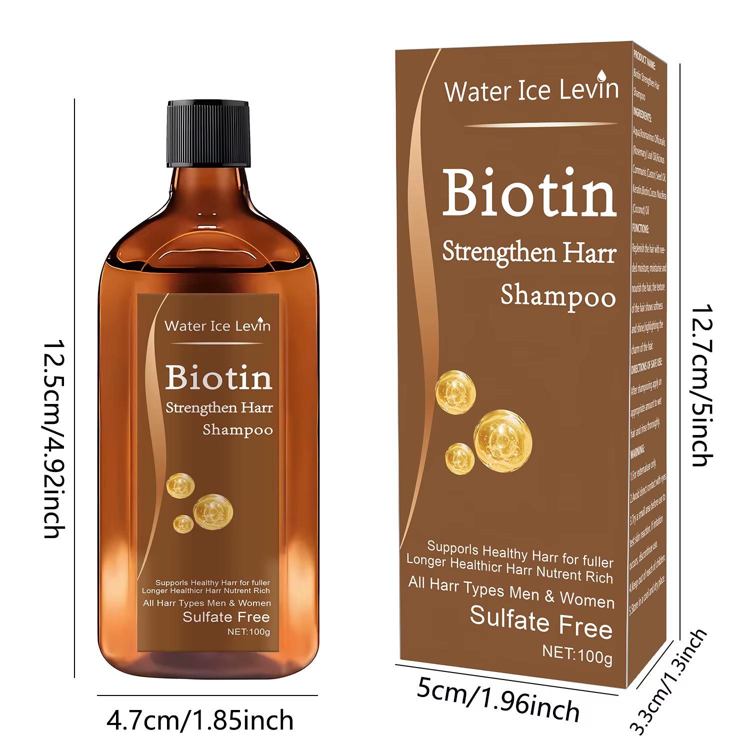 Shampoing anti-chute de cheveux pour hommes et femmes