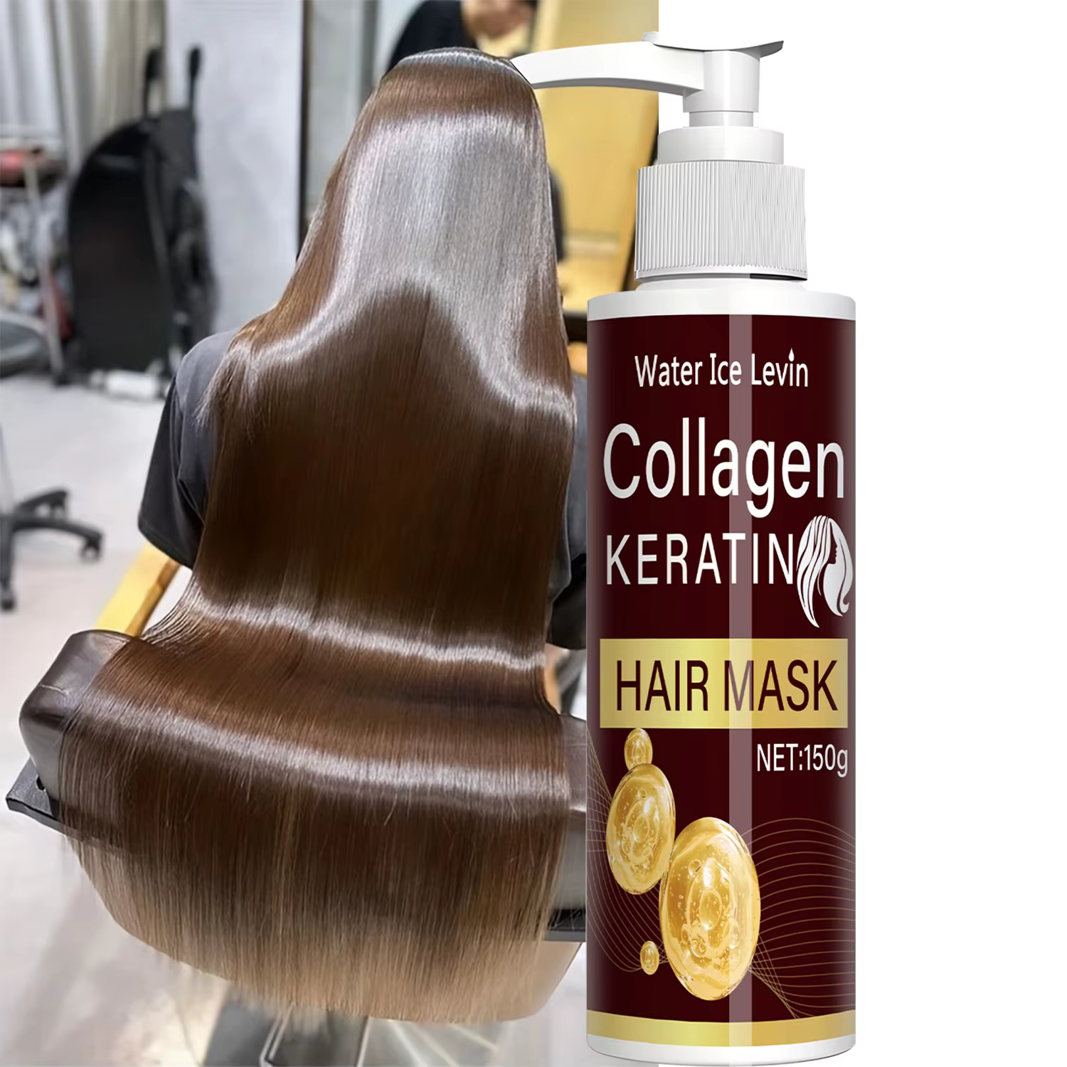 Masque capillaire au collagène