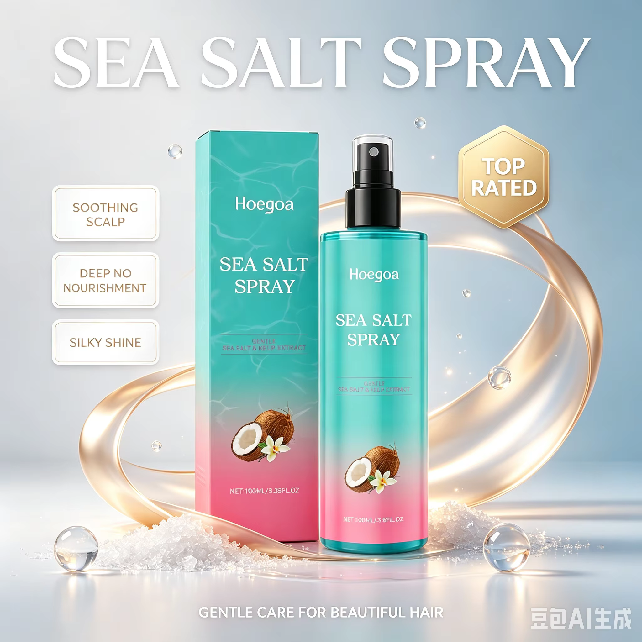Spray capillaire au sel de mer Hoegoa