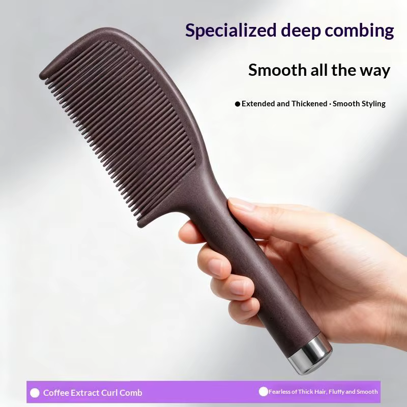 1 brosse à cheveux couleur café