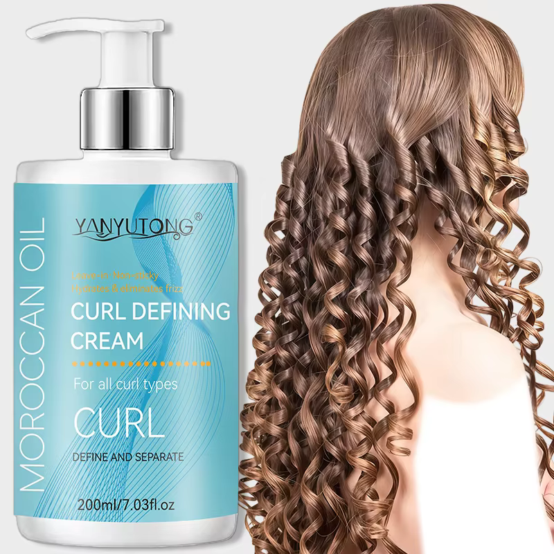Crème coiffante pour cheveux bouclés