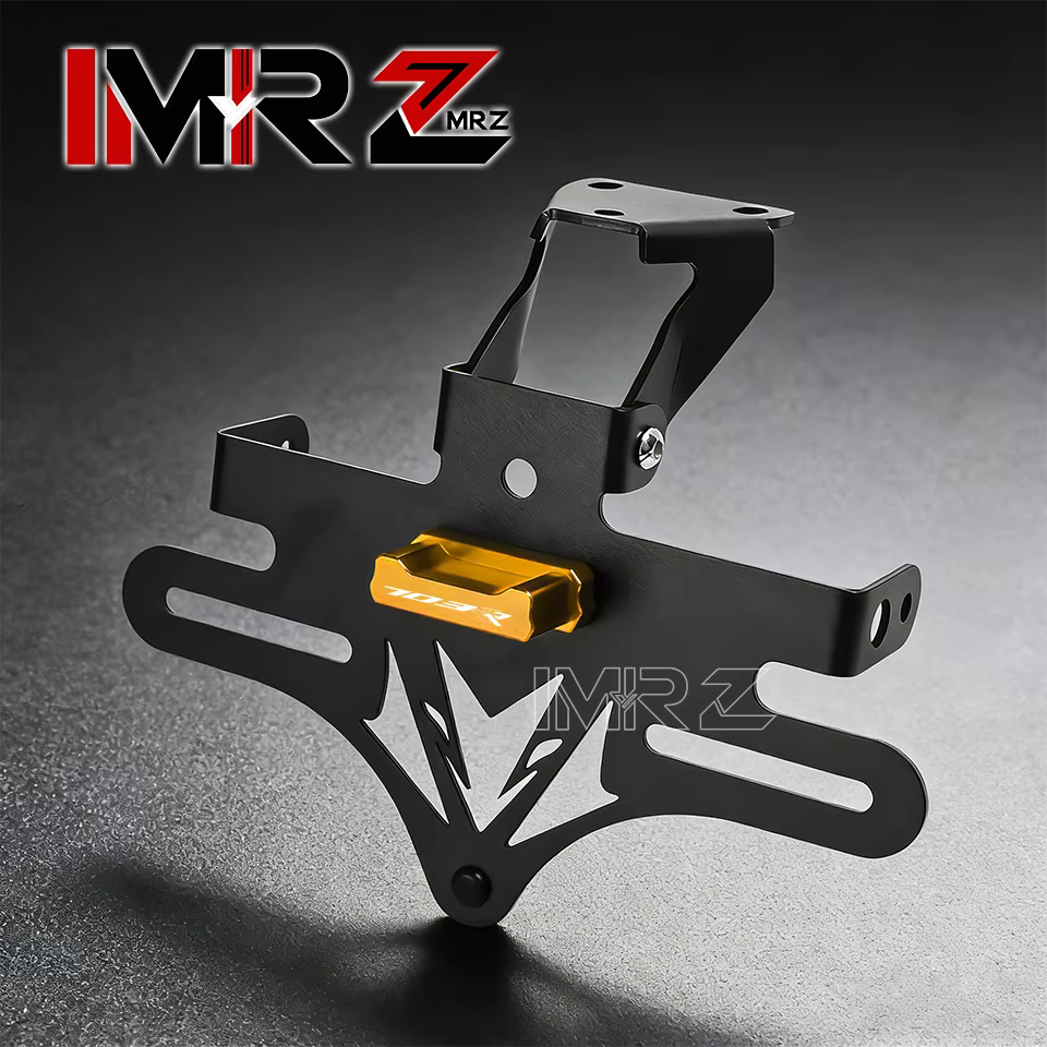 Nouveau support de plaque d'immatriculation arrière en fer pour motos ZONTES RR703 703R 703RR 703 RR 2025 2026+ Accessoires de moto Support pliable Pièces