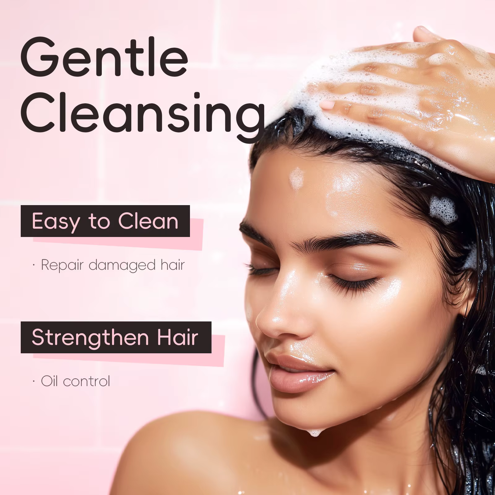 LAIKOU japon Sakura shampooing réparation Anti pointes fourchues cheveux secs crépus lisses