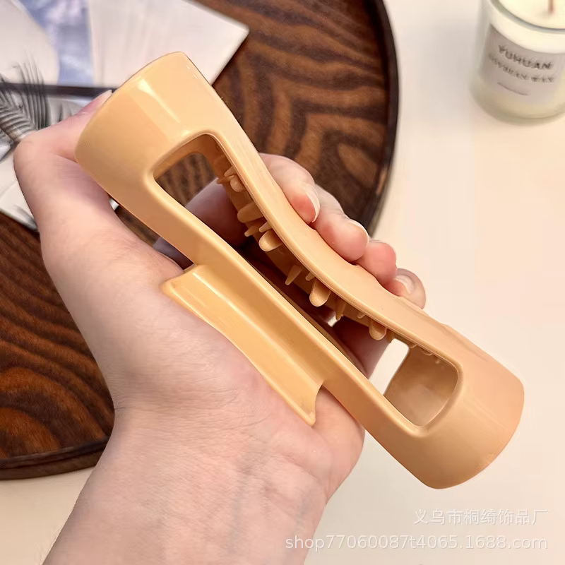 Pinces à cheveux flexibles en silicone