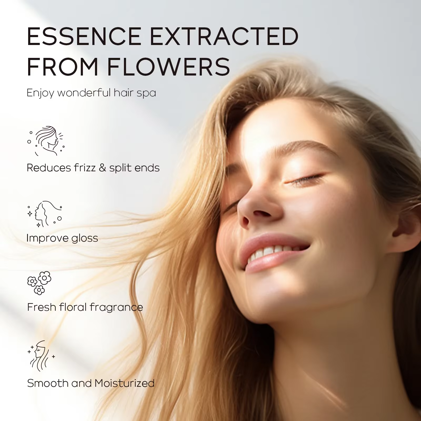 LAIKOU japon Sakura shampooing ou après-shampooing huile complexe soin des cheveux réparation