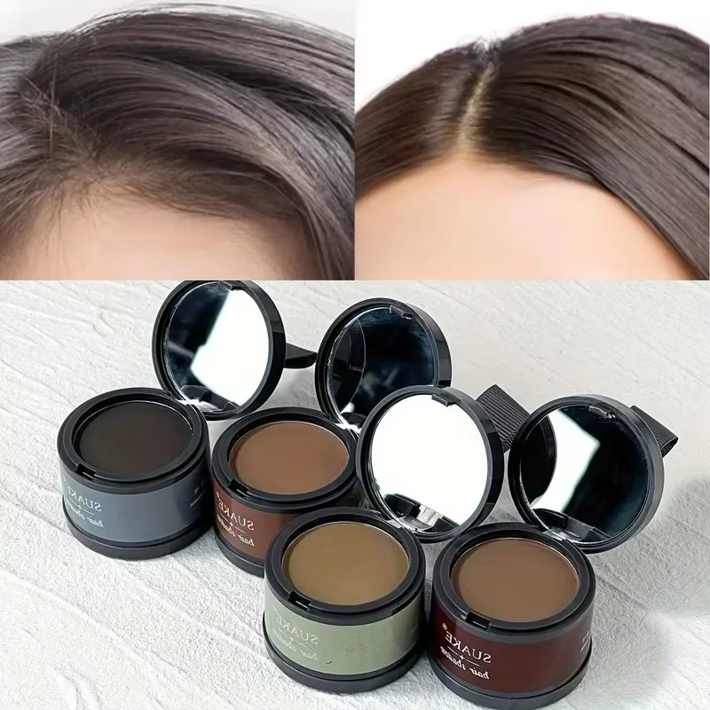 1 Flacon de Poudre de Remodelage de la Ligne Capillaire, Réparation et Remplissage des Zones Dépourvues de Cheveux, Maquillage de Remplacement de la Ligne Frontale, Outil de Beauté pour Femmes