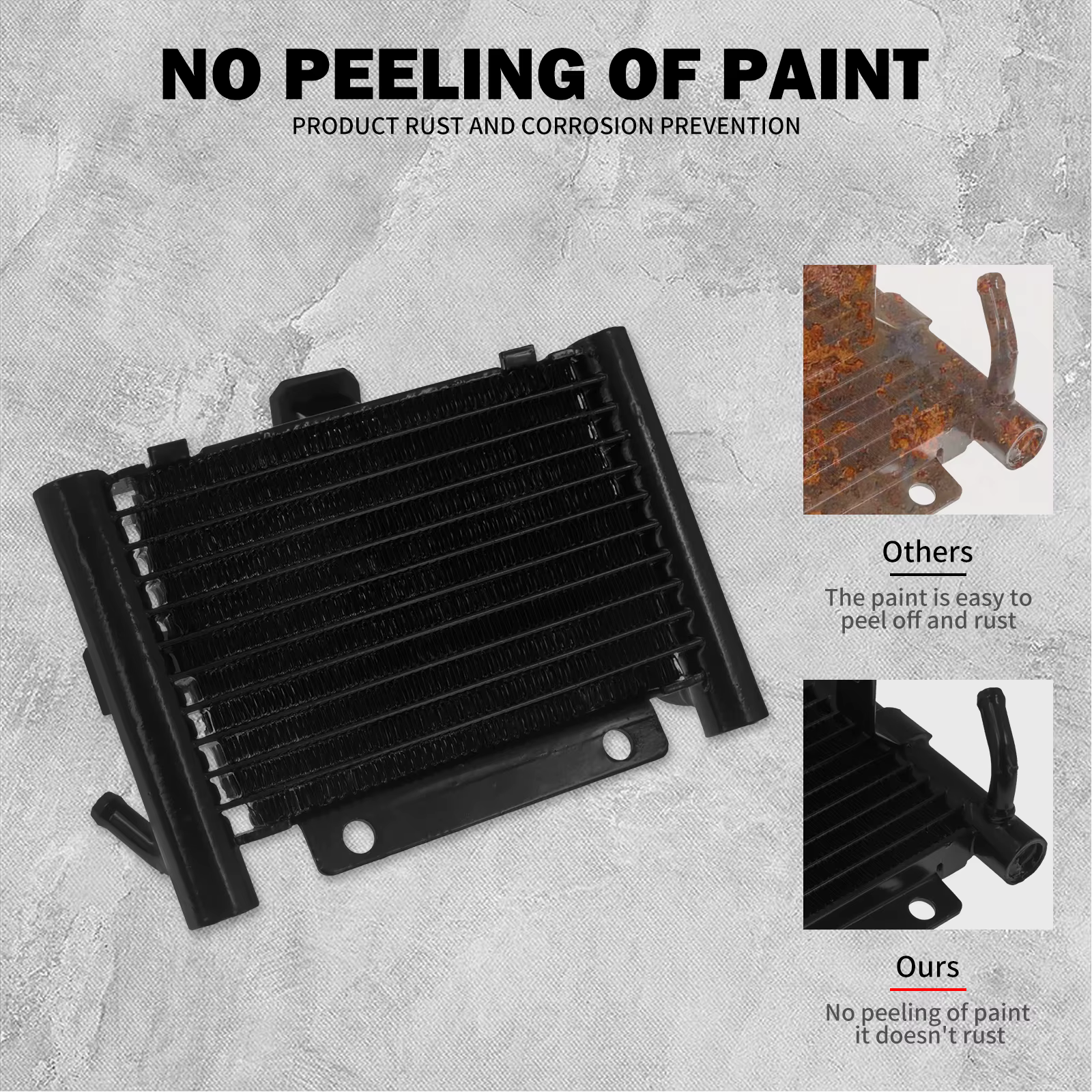 Réservoir d'eau de radiateur de refroidisseur d'huile noir de moto pour Harley Touring Road Street Electra Tri Glide Road King FLTRX FLHR 2017-2025