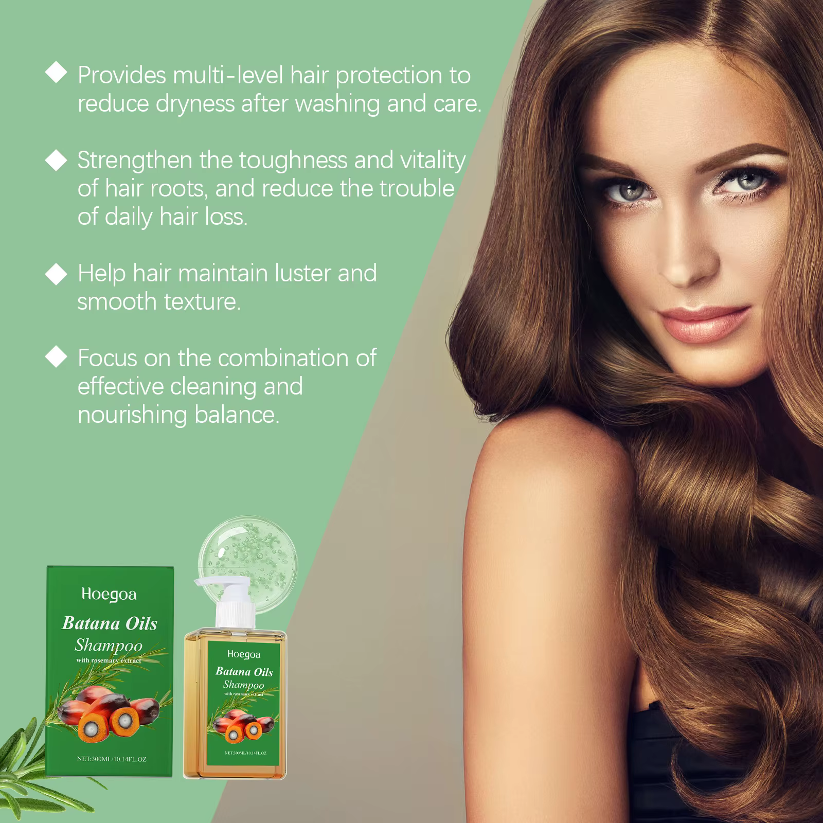 Shampoing à l'huile de Batana biologique