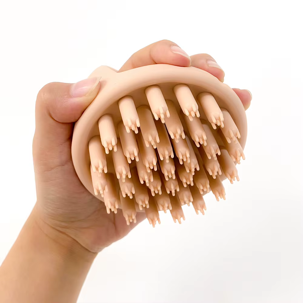 Brosse à shampoing pour masseur de cuir chevelu