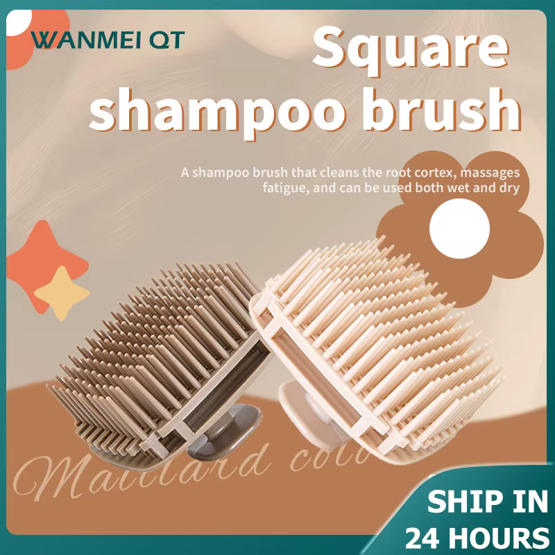 Brosse à shampoing en Silicone