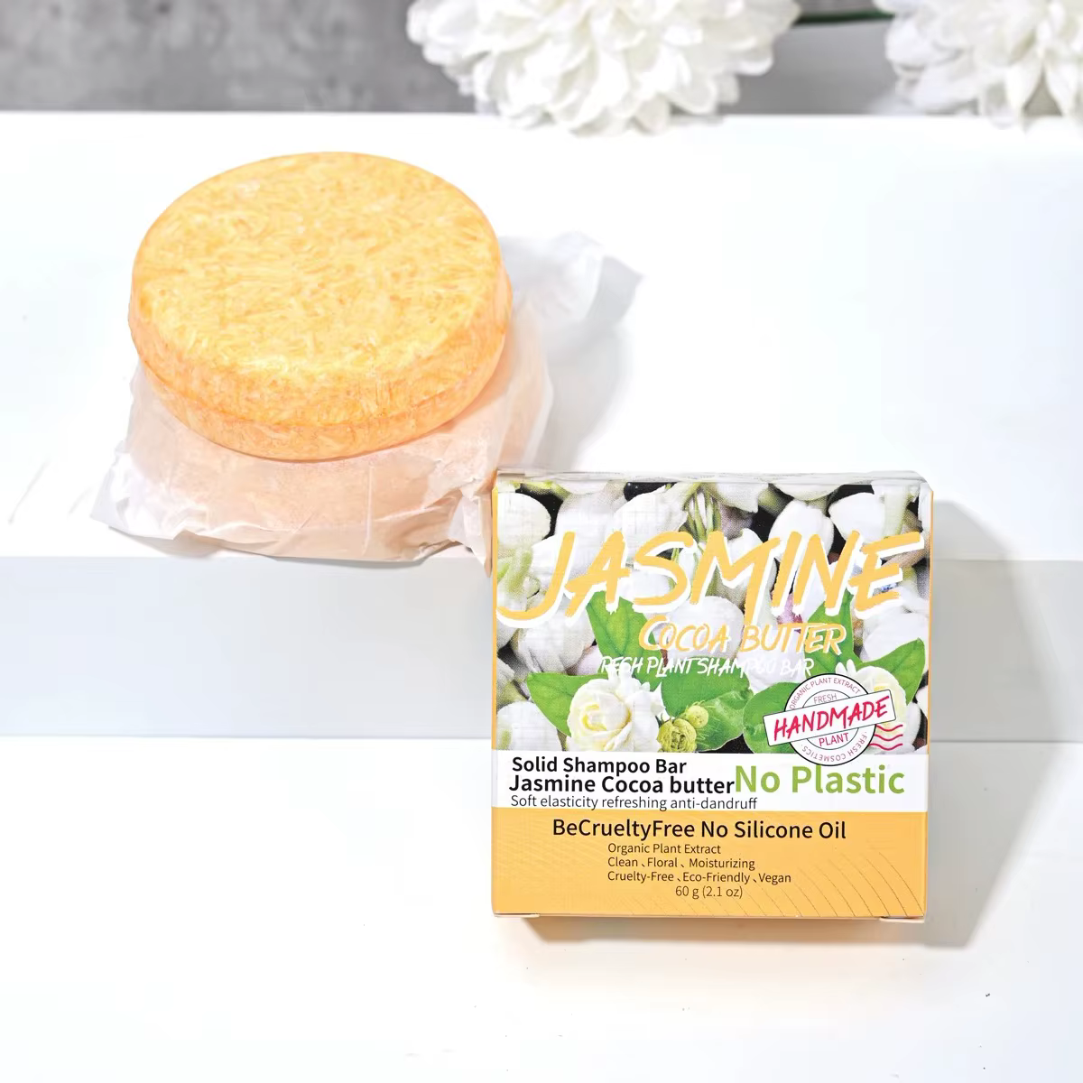 Shampoing fait à la main parfumé au jasmin