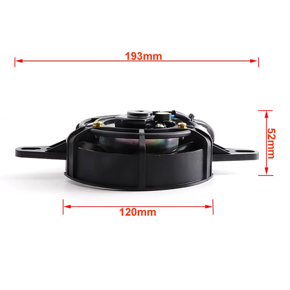Refroidisseur d'huile de ventilateur de refroidissement de radiateur électrique universel pour moteur ATV Quad, Go Kart, Buggy et Motocross 150cc/200cc/250cc