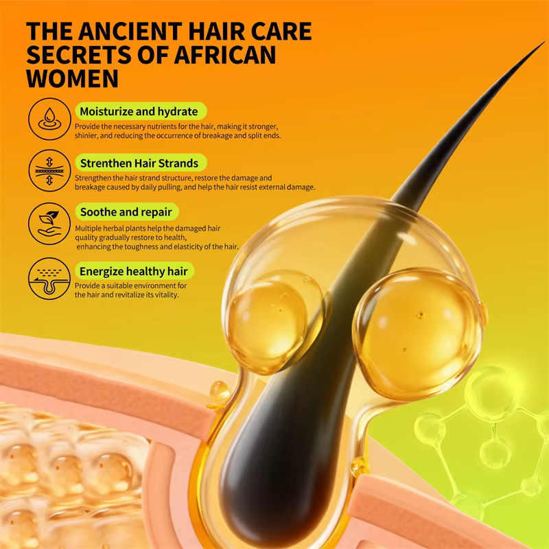 Huile de Chebe : Produits de renforcement rapide des cheveux