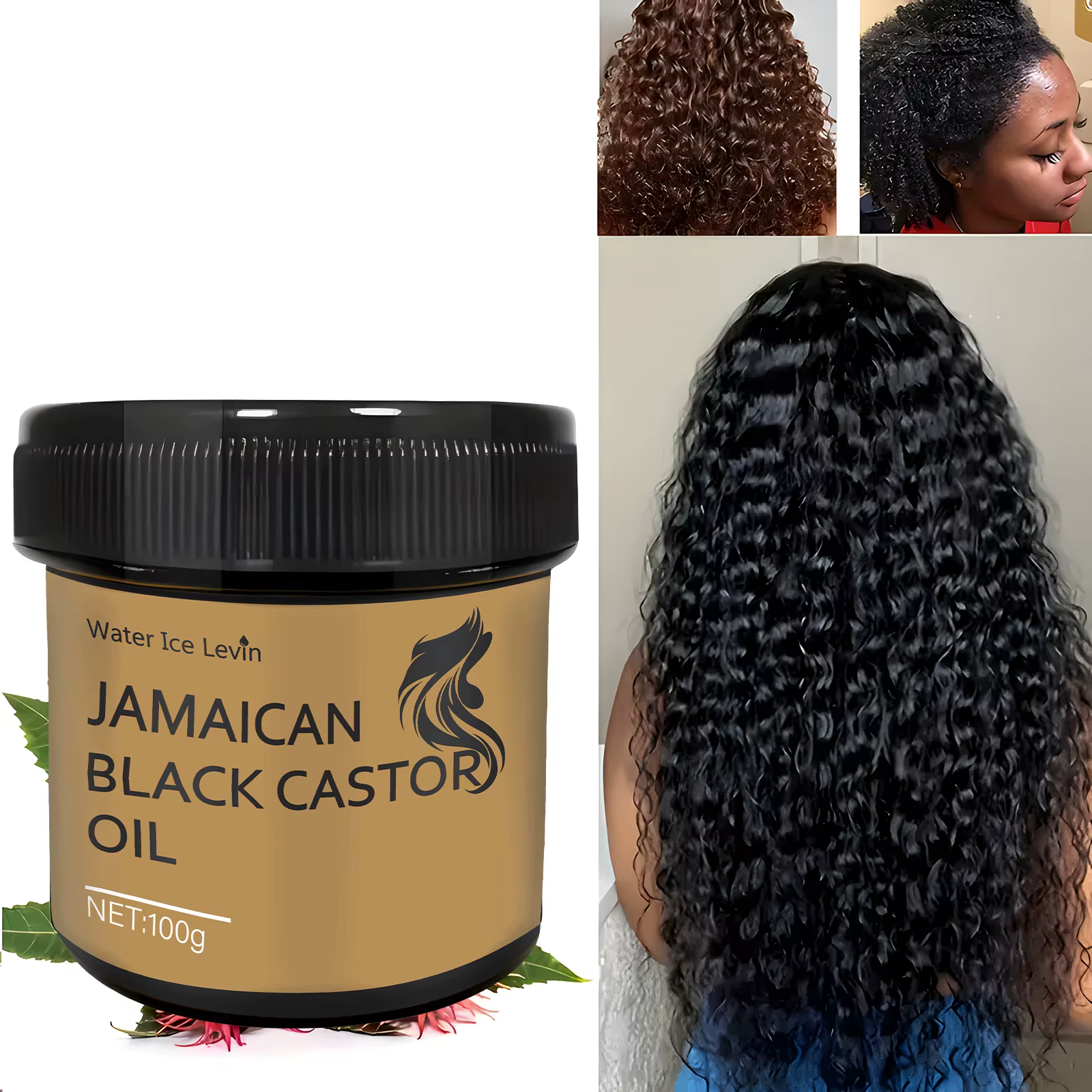 Huile de ricin noir jamaïcain