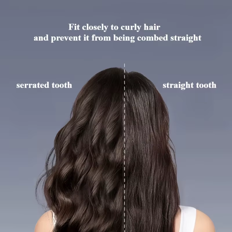 Peignes à cheveux à double dents larges