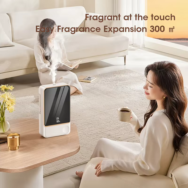 Diffuseur d'huiles essentielles portable rechargeable avec minuterie, purificateur d'air pour voiture, maison, salon, salle de bain