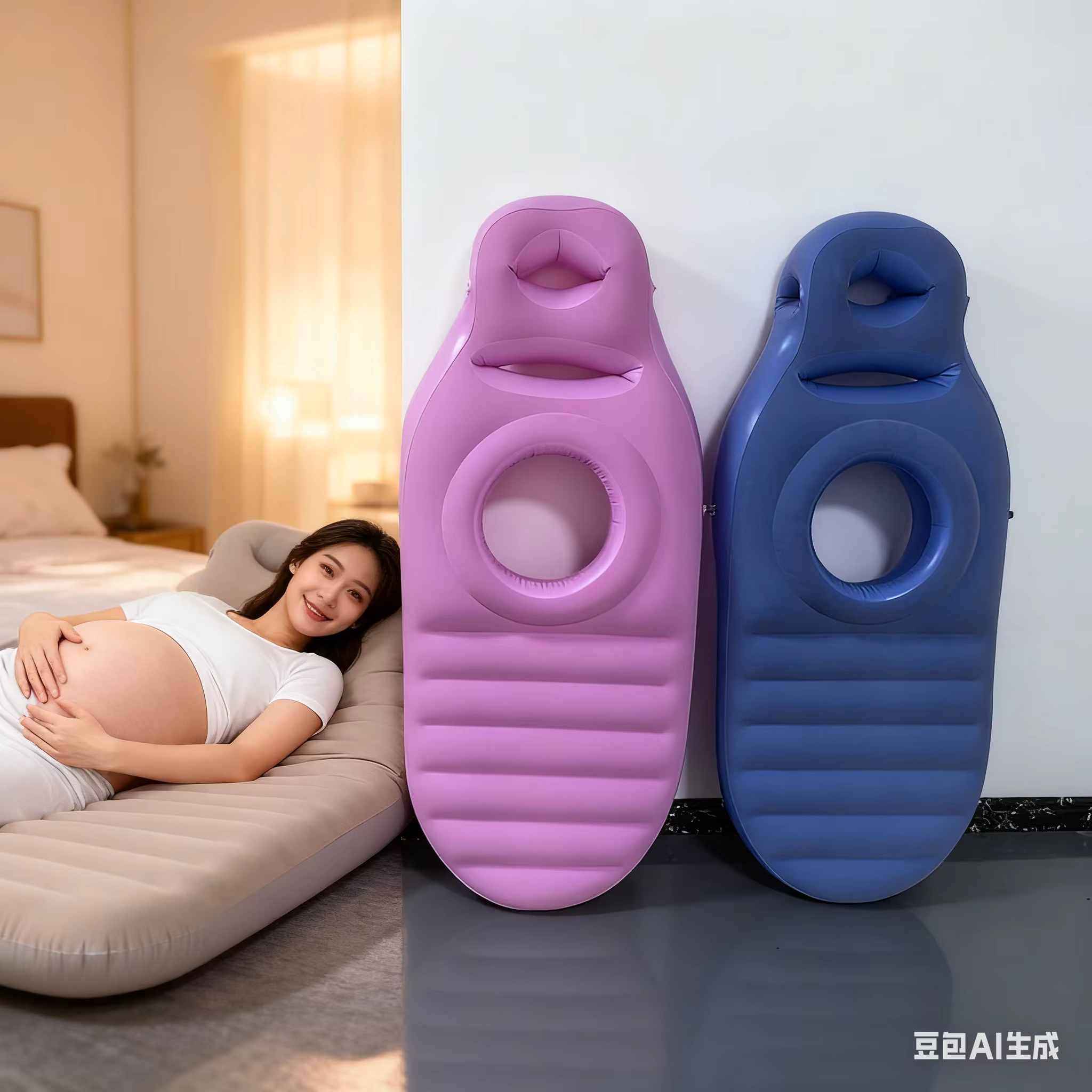 Oreillers gonflables adaptés aux femmes enceintes, tapis de yoga spécialement conçus pour les femmes enceintes, matelas gonflables, produits de maternité, oreillers de corps, oreillers, couvertures po