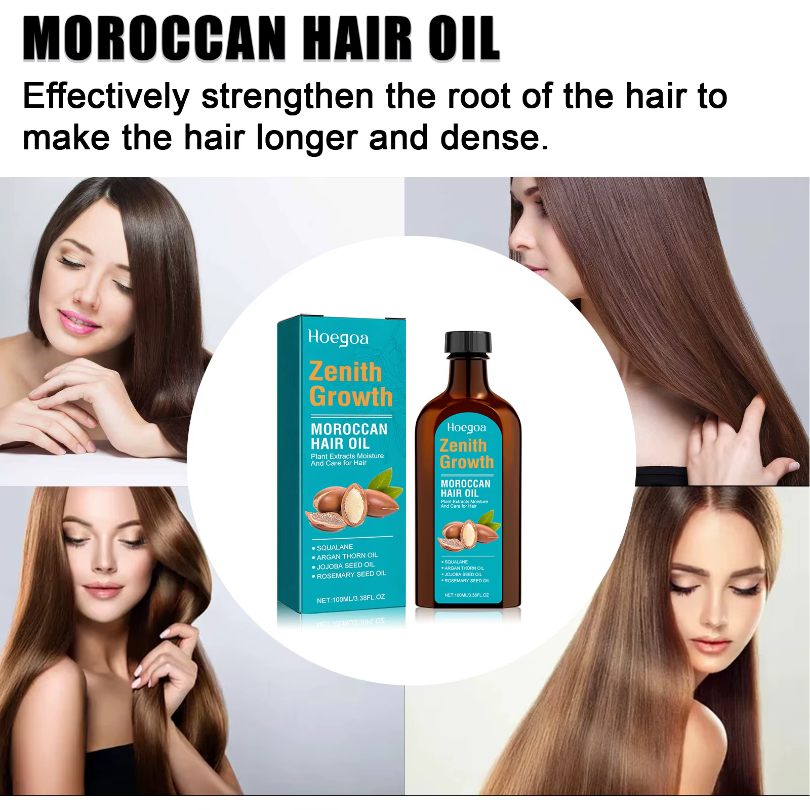 Huile essentielle marocaine anti-chute de cheveux