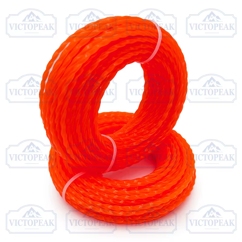 Ligne de coupe torsadée 3,0 mm 15 m pour outil électrique de jardin coupe gazon débroussailleuse