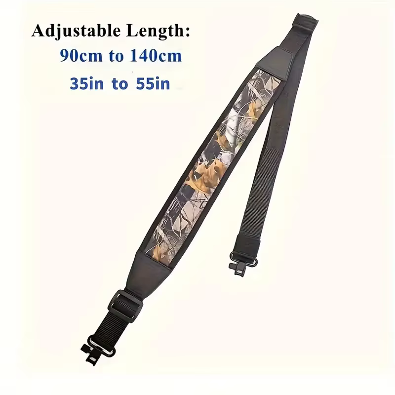 Étuis de chasse harnais à 2 points avec émerillons épaulettes durables longueur de la sangle d'épaule bretelles réglables en Nylon
