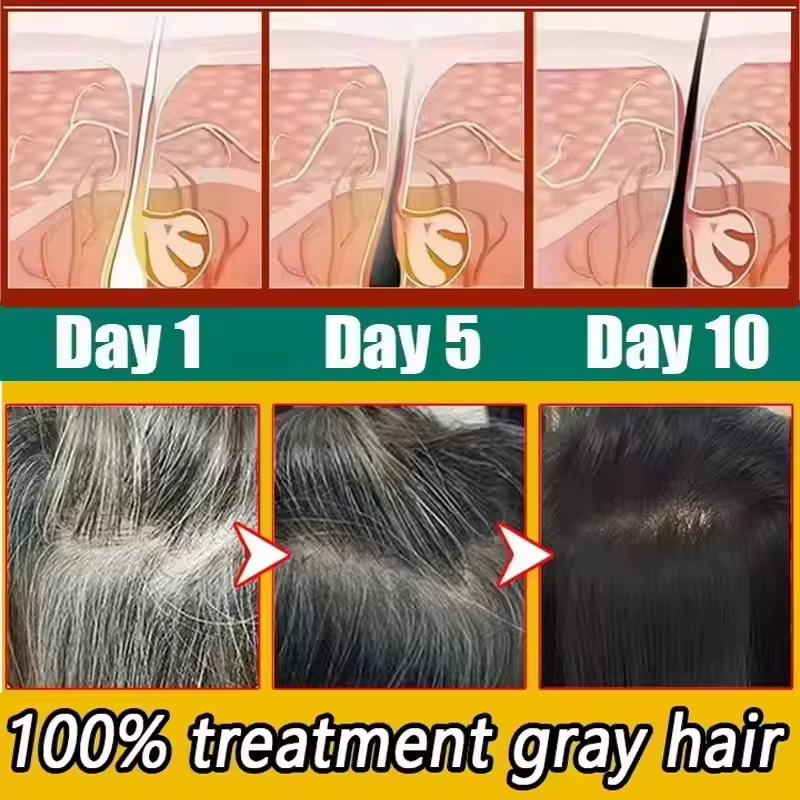 Shampoing de traitement des cheveux gris et blanc