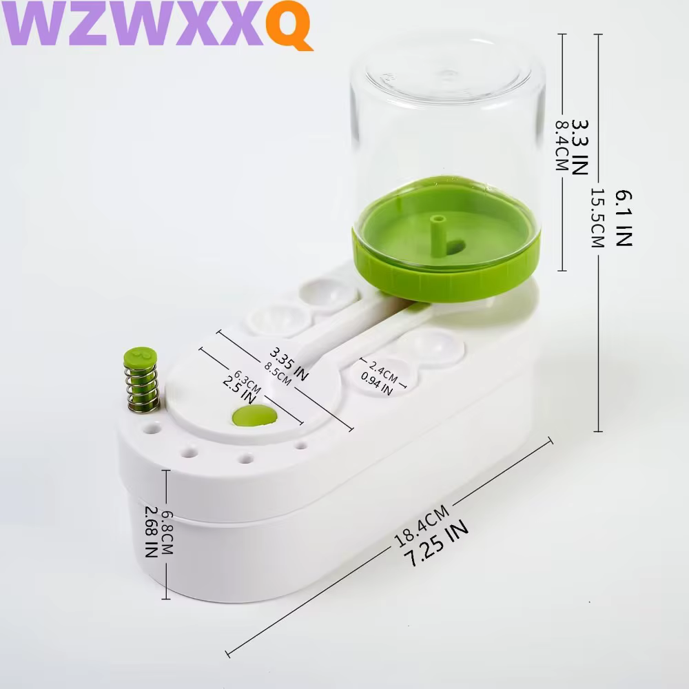 Nettoyeur de pinceaux amélioré avec circulation d'eau pré-assemblé, pour pinceaux à aquarelle, à huile et à base d'eau