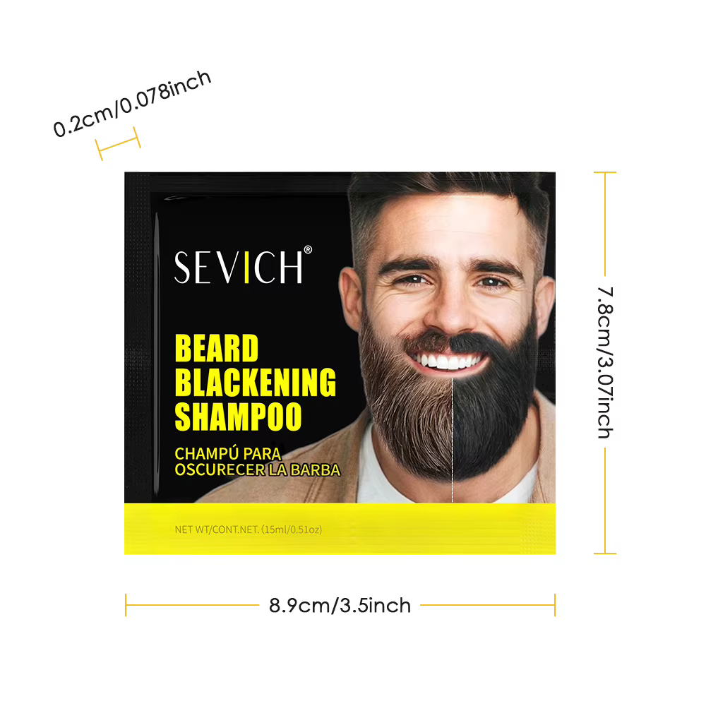 5 apprentis-Shampoing à barbe noircissant et nourrissant